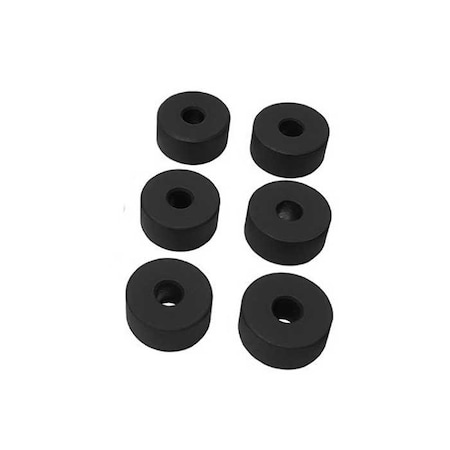 Orca Hardware 14mm 1/2 Spacer Extender and 127mm 5 Lag, 6 Pieces per Set, BL Black Finish, Can Be Used As a FT-WASHER-14-BL